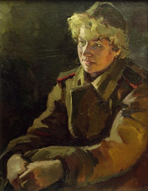 Мелентьев О.Г. Портрет медсестры. 1965 Мелентьев О.Г. Портрет медсестры. 1965